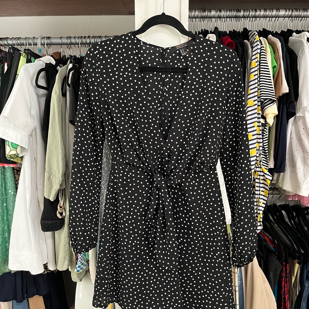 Black Polka Dot Dress